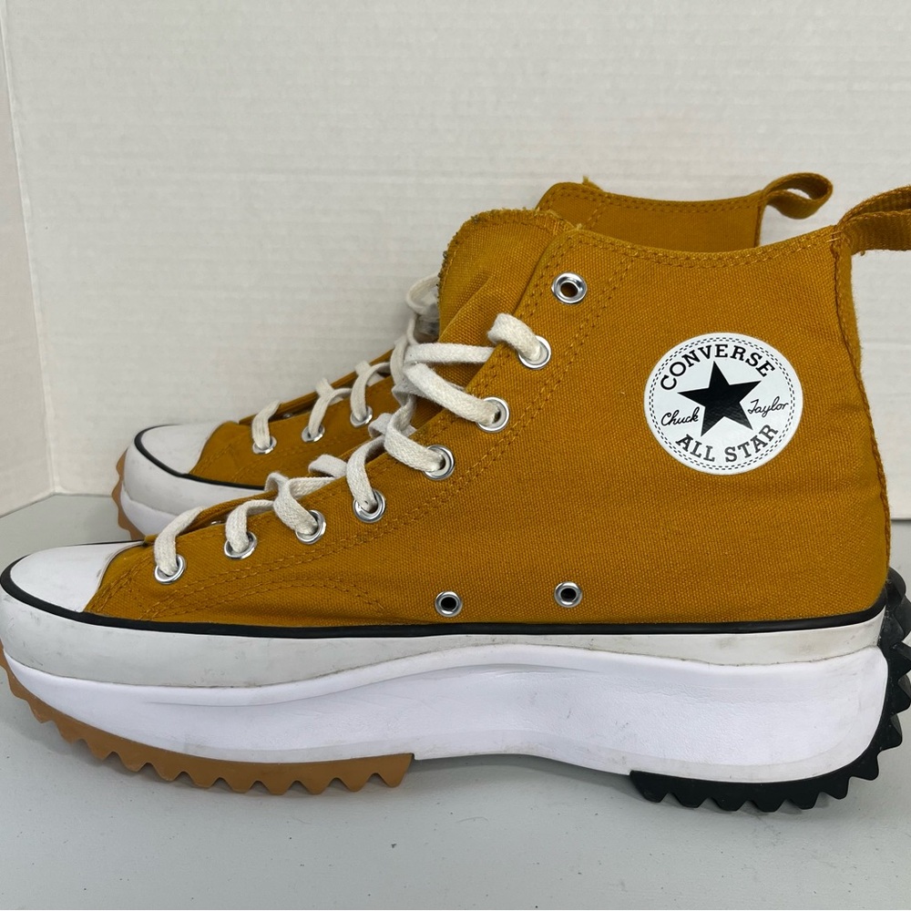 Converse Run Star Hike Platform Hi Top Jagged Lug-Sole Shoes Men 11 Women 12.5